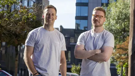  l r  hamish livingston and euan cameron  willo co founders