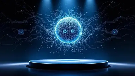 Biological computer neural circuit minimalist australian design awards stage