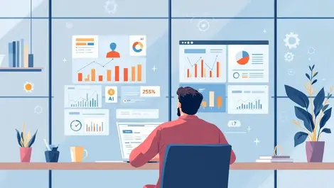 Hr leader comparing headcount vs outcome ai analytics dashboards