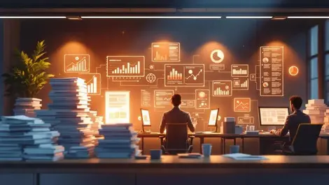 Corporate office paperless to digital streams ai workflows