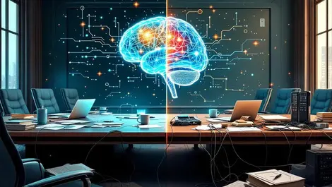 Bank boardroom ai brain vs legacy servers scaling barriers