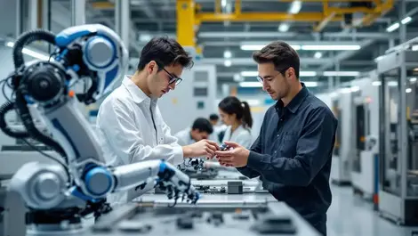 Robotics lab engineers testing wearable sensors japan europe switzerland