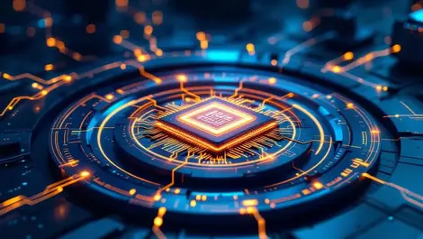 Quantum chip in secure data vault with concentric shield layers