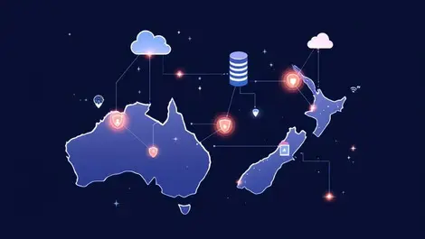 Secure data network anz servers cloud ai brain shields links