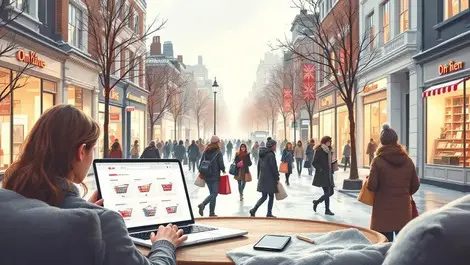 UK retail rebounds as online sales post sharp surge