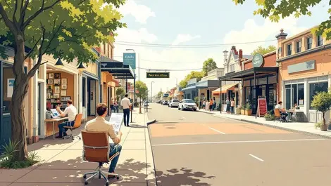 Australian town main street business owners rising costs no advisers