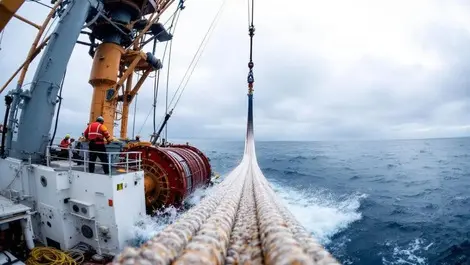 Explainer: The first transatlantic fibre cable is being hauled up